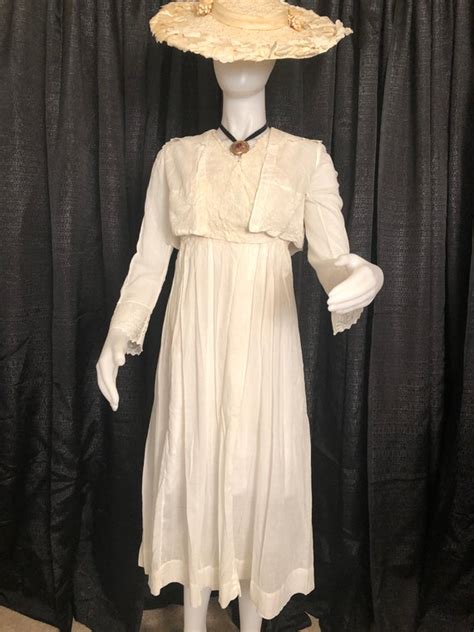 White Edwardian Tea Dress Gem