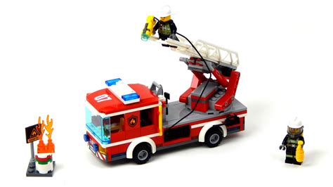 Lego City 60107 Fire Ladder Truck Lego Speed Build YouTube