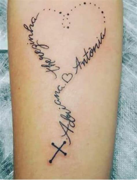 Rosary Tattoos With Names