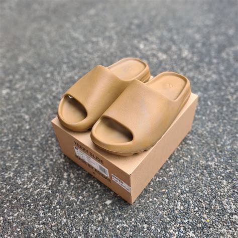 Adidas Yeezy Slide Ochre Mens Fashion Footwear Slippers And Slides On Carousell