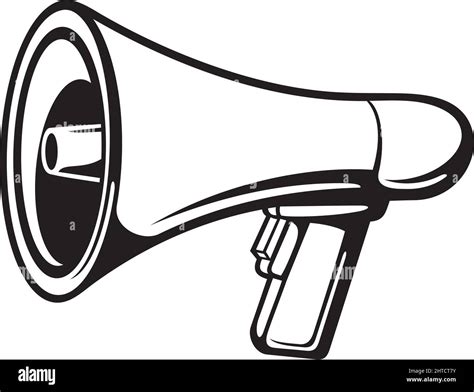 Megaphone Bullhorn Vector Illustration Stock Vector Image And Art Alamy