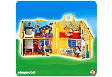 Abapri Playmobil A Maison De Famille Transportable