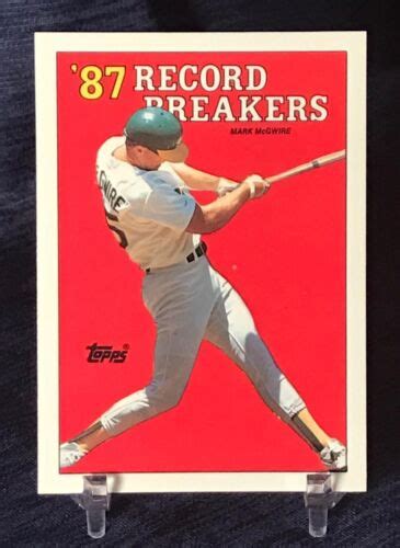 Topps Tiffany Collectors Set Mark Mcgwire Record