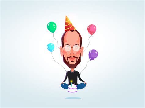 Happy Birthday, Steve Jobs! by BrandMills Studios on Dribbble