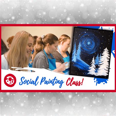 Paint and Sip BYOB Event - “Enchanted Winter” | Paint & Sip Studio Temecula