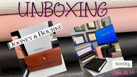 UNBOXING DOONEY BOURKE Alto Slim Wallet Saddle My NOTIQ