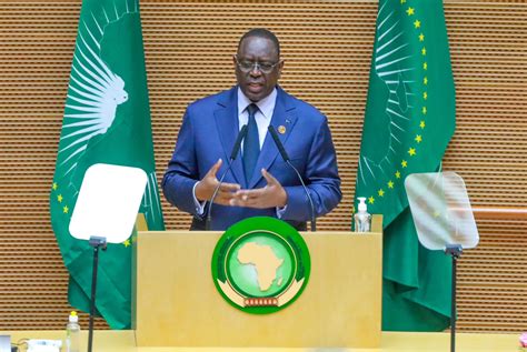 Portrait Macky Sall Président De La République Du Sénégal Agence