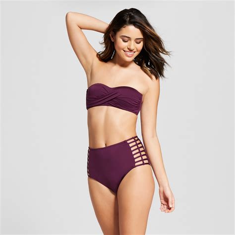 Strappy High Waist Bikini Bottom Complete Swimwear Supply