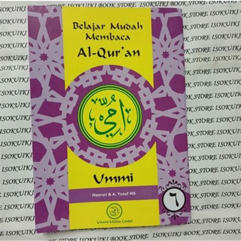 Jual Buku Belajar Mudah Membaca Al Quran Metode Ummi Jilid Shopee