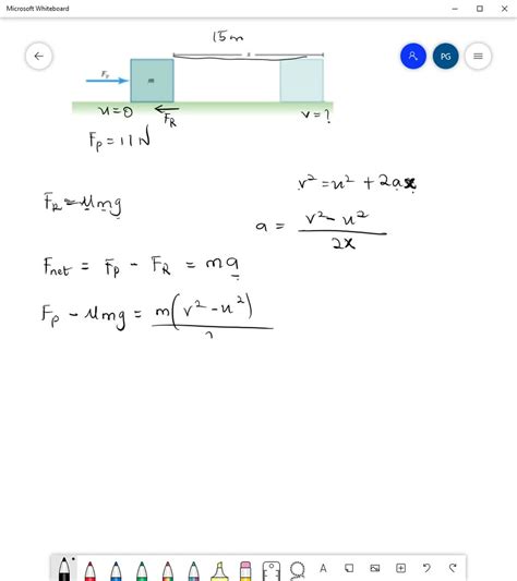 SOLVED A Box With Mass M 8 Kg Is Pushed 15 M Across A Level