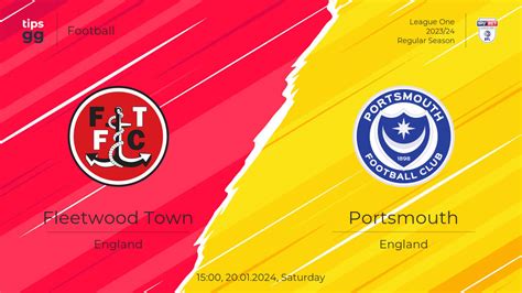 Fleetwood Town Vs Portsmouth Match Prediction Football