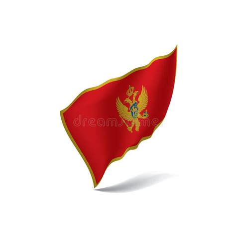 Montenegro Flag, Vector Illustration Stock Illustration - Illustration ...