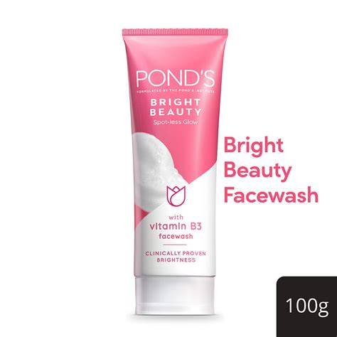 Pond S Bright Beauty Spot Less Glow Face Wash With Vitamins G