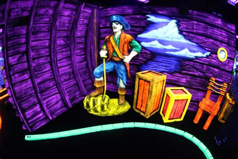 Pirate Adventure Blacklight Mini Golf Blacklight Attractions