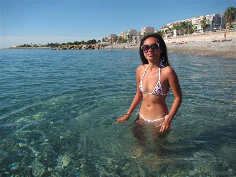 Bikini Model Bev AI Enhanced Nice French Riviera 0198 Topaz Sharpen Faceai Porn Pic