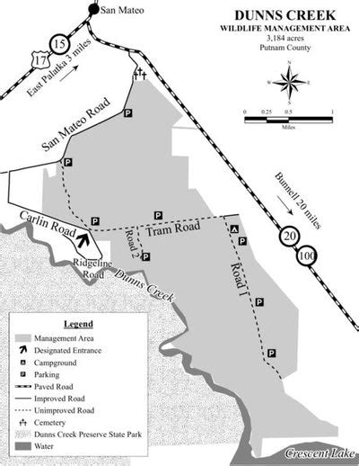 Dunns Creek Wma Brochure Map By Florida Fish And Wildlife Conservation