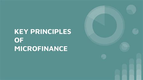 SOLUTION Key Principles Of Microfinance Studypool