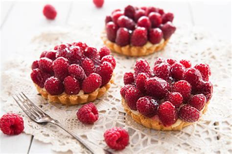 Tartaletas De Queso Y Frambuesas Receta