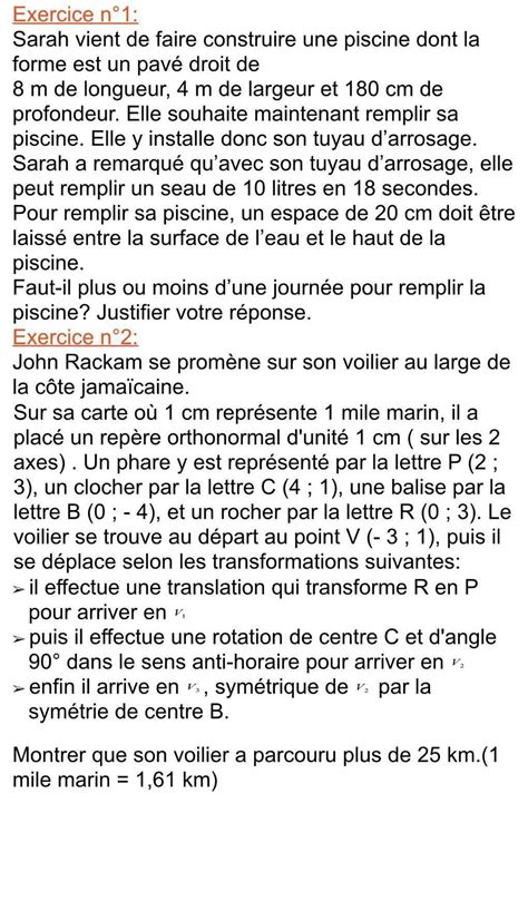 bonjour je ne comprend pas se dm de mathématiques avec mon fils serait