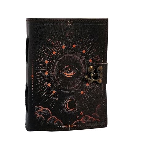 RAJERIYA Galaxy With Eye Vintage Leather Journal Antique Handmade