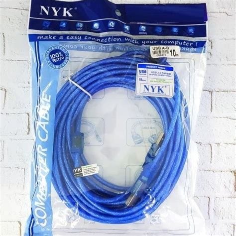 Nyk Kabel Usb Printer Am Bm Meter Lazada Indonesia