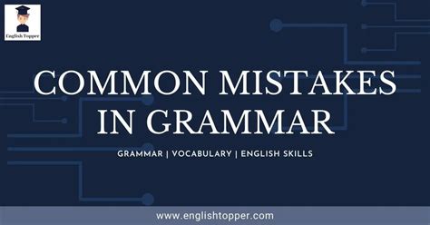 10 Common Mistakes In Grammar The Best Guide To Avoid Those