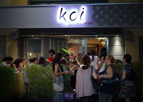 Koi Sushi Bar Το Sushi που έγινε σημείο αναφοράς Koi Sushi Bar Franchise