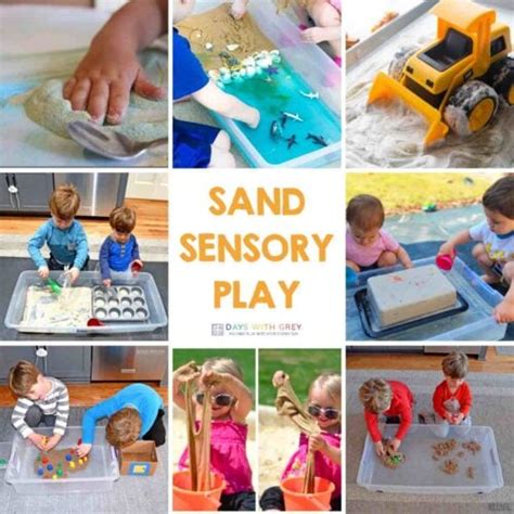 Sand Sensory Activities for Kids - Days With Grey