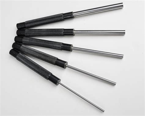 Fowler 52 500 300 0 Extra Long 5 Piece Drive Pin Punch Set Extra