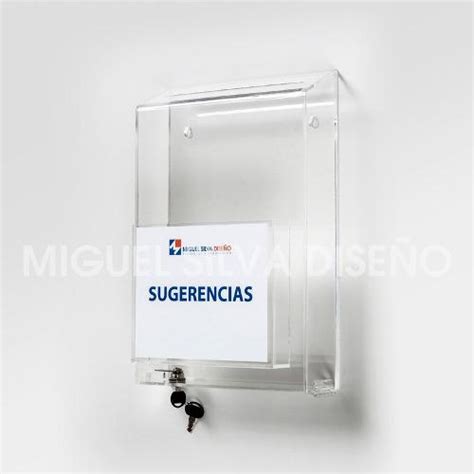 Venta Buzon De Sugerencias Acrilico En Stock