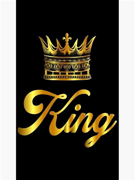 The King Poster For Sale By Haythamarts Redbubble