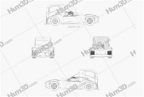 Volvo The Iron Knight Truck 2017 Blueprint - 3DModels.org