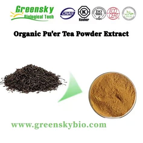 Water Soluble Pure Instant Pu Er Tea Extract Powder China