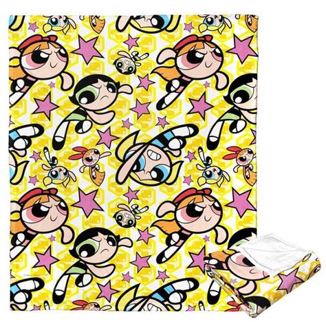 The Northwest Group Cartoon Network S Power Puff Girls Silk Touch Multi Color Throw Blanket