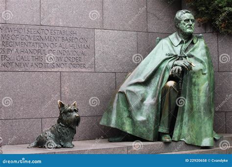 President Roosevelt Memorial Washington DC Editorial Stock Photo ...