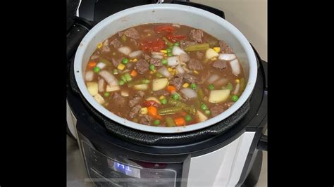 The Best Beef Vegetable Soup Ever Easy One Pot Ninja Foodi Pressure