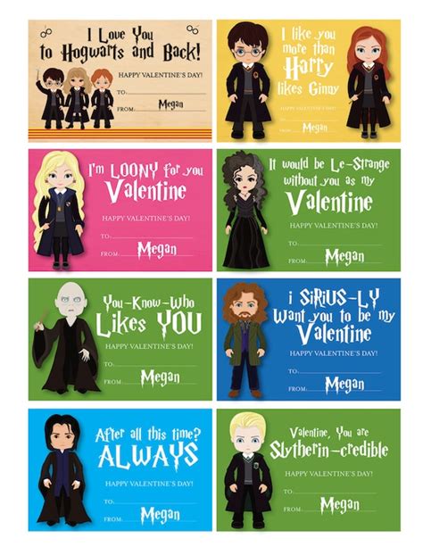 Harry Potter Valentines Printables