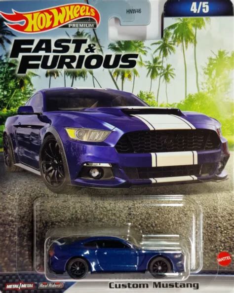 Hot Wheels Premium Personalizzato Mustang Gt Fast Furious F The