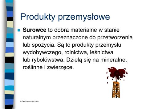 Ppt Klasyfikacja Produkt W Przemys Owych Powerpoint Presentation