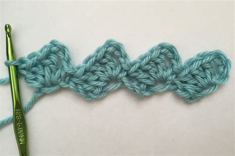 Simple Shell Stitch Crochet Edging Pattern