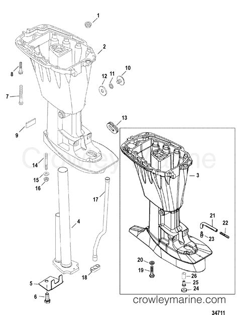 Driveshaft Housing Outboard Elpt F Dd Crowley Marine