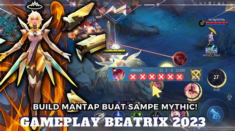 BEATRIX GAMEPLAY PAKE BUILD RAHASIA INI AUTO WIN MOBILE LEGEND