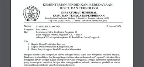 Info PGP Ditjen GTK Kemendikbudristek Membuka Rekrutmen Calon