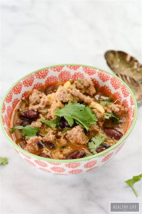 Turkey Chili Recipe With Sweet Potatoes A Healthy Life For Me