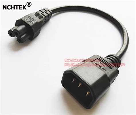 Nchtek Cable Adaptador De Corriente Iec C Macho A C Hembra