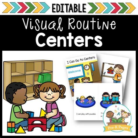 Center Visual Routine Pre K Pages