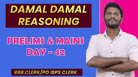 Damal Damal Session Reasoning Day Rrb Po Rrb Clerk Po Ibps