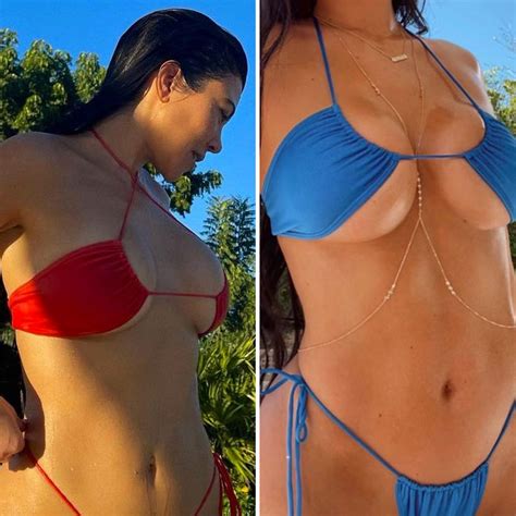 Celebs Are Obsessed With This Bizarre Upside Down Bikini Top Trend