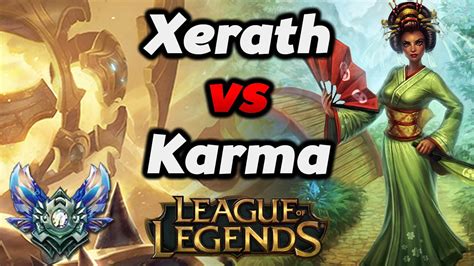 League Of Legends Xerath Vs Karma Mid Season 5 Diamond Gameplay Youtube