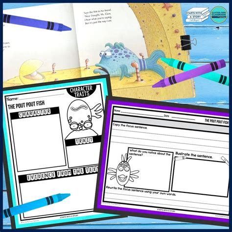 The Pout Pout Fish Activities Worksheets And Lesson Plan Ideas Clutter